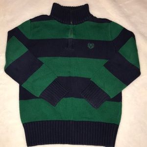 Chaps 1/2 zip Sweater